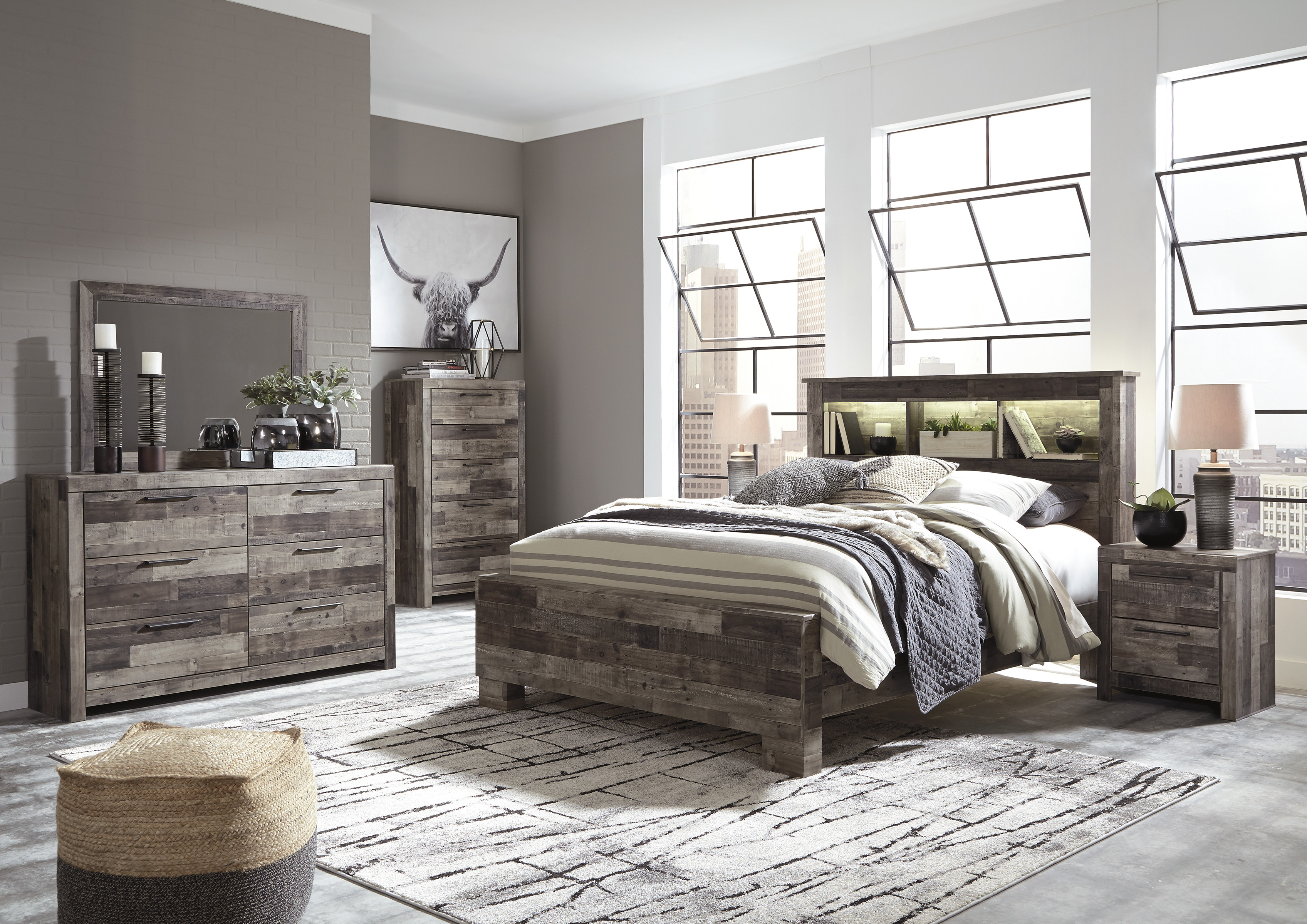 image of a bedroom with an affordable adult bed